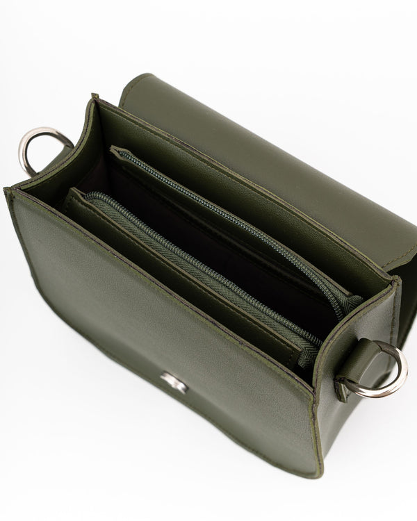 BRIANNA SLING BAG IN ARMY GREEN