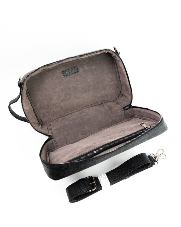 MAGAYON STRUCTURED BAG IN BLACK