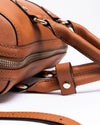 AYWANAN BOSTON BAG IN COGNAC BROWN