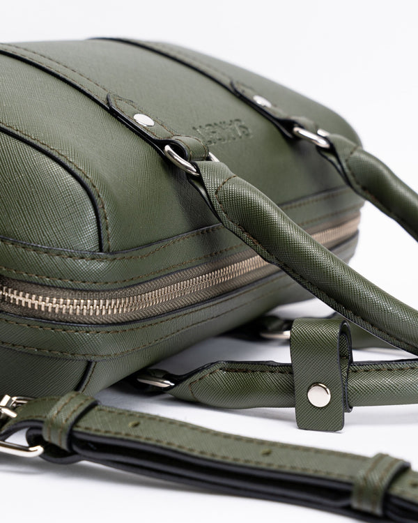 AYWANAN BOSTON BAG IN STONE MOSS