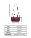 AYWANAN BOSTON BAG IN VELVET ROUGE
