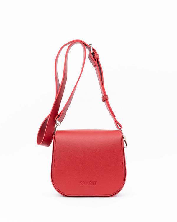 BRIANNA SLING BAG IN CRIMSON