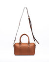 AYWANAN BOSTON BAG IN COGNAC BROWN