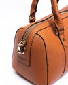 AYWANAN BOSTON BAG IN COGNAC BROWN