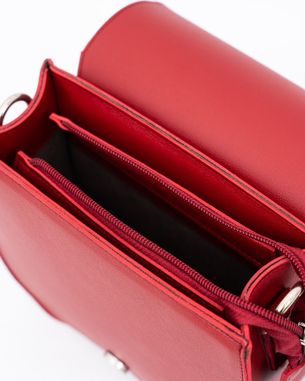 BRIANNA SLING BAG IN CRIMSON