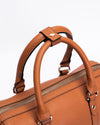 AYWANAN BOSTON BAG IN COGNAC BROWN