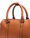 AYWANAN BOSTON BAG IN COGNAC BROWN
