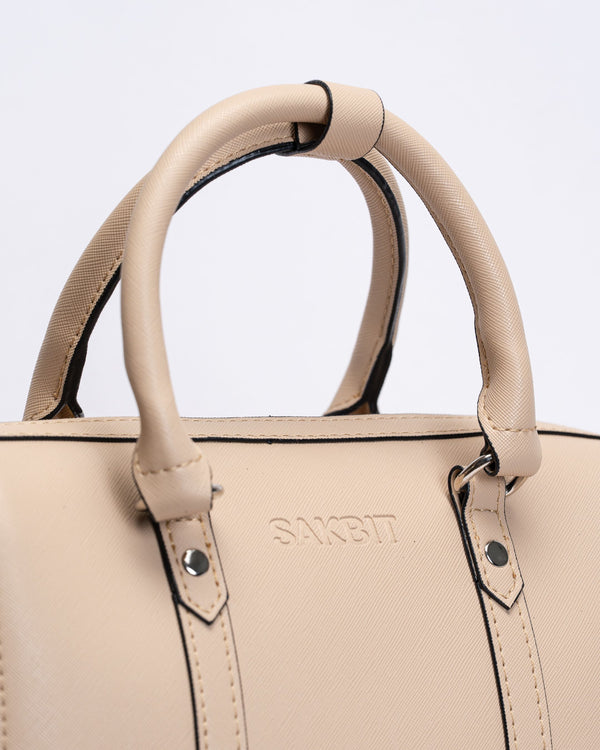 AYWANAN BOSTON BAG IN BUTTERCREAM