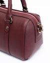 AYWANAN BOSTON BAG IN VELVET ROUGE